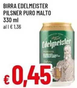 Famila Birra edelmeister pilsner puro malto offerta