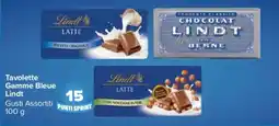 Carrefour Market Tavolette Gamme Bleue Lindt offerta