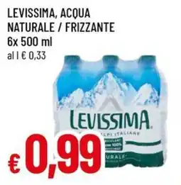 Famila Levissima, acqua naturale / frizzante offerta