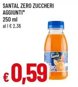 Famila Santal zero zuccheri aggiunti offerta