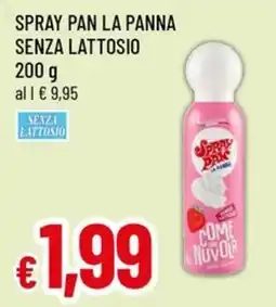Famila Spray pan la panna senza lattosio offerta