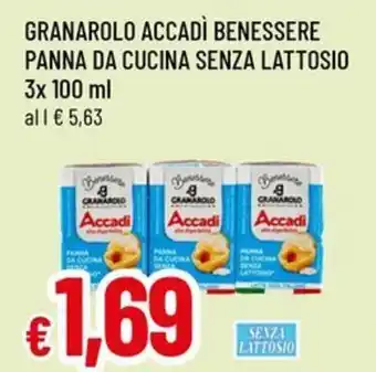 Famila Granarolo accadì benessere panna da cucina senza lattosio offerta