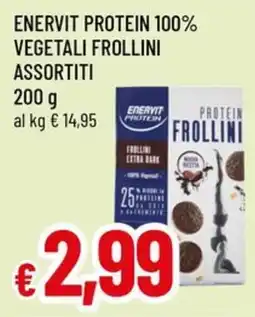 Famila Enervit protein 100% vegetali frollini offerta