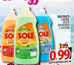 Il Genio Supermercato Sole piatti limone aceto eucalipto offerta