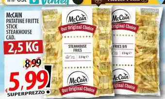 Il Genio Supermercato McCain patatine fritte stick steakhouse offerta