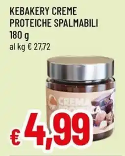 Famila Kebakery creme proteiche spalmabili offerta