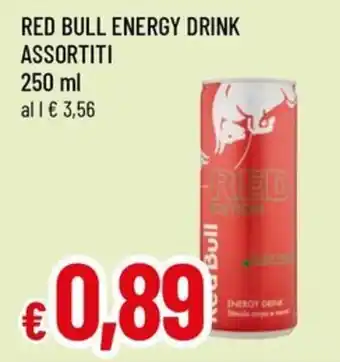 Famila Red bull energy drink offerta