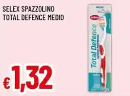 Famila Selex spazzolino total defence medio offerta
