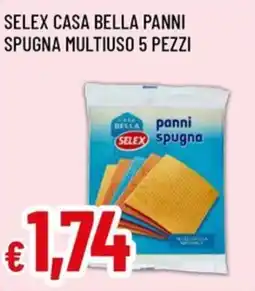 Famila Selex casa bella panni spugna multiuso offerta