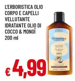 Famila L'erboristica olio corpo e capelli vellutante idratante olio di cocco & monoï offerta