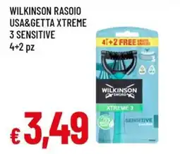 Famila Wilkinson rasoio usa&getta xtreme 3 sensitive offerta