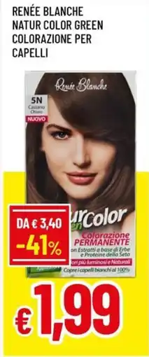 Famila Renée blanche natur color green colorazione per capelli offerta