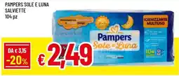 Famila Pampers sole e luna salviette offerta