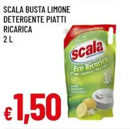 Famila Scala busta limone detergente piatti ricarica offerta