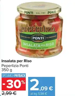 Carrefour Market Insalata per Riso Peperlizia Ponti offerta