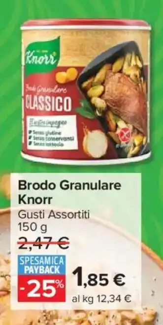 Carrefour Market Brodo Granulare Knorr offerta