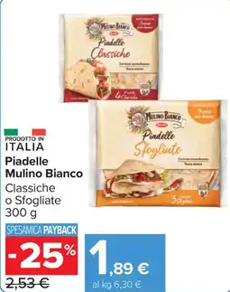 Carrefour Market Piadelle Mulino Bianco offerta
