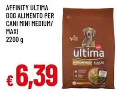 Famila Affinity ultima dog alimento per cani mini medium/ maxi offerta