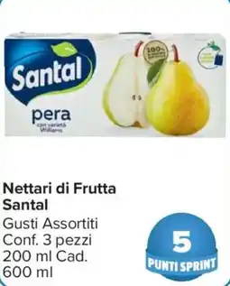 Carrefour Market Nettari di Frutta Santal offerta