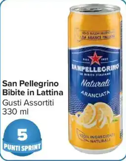 Carrefour Market San Pellegrino Bibite in Lattina offerta