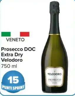 Carrefour Market Prosecco DOC Extra Dry Velodoro offerta