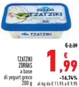 Conad Tzatziki ZORBAS offerta