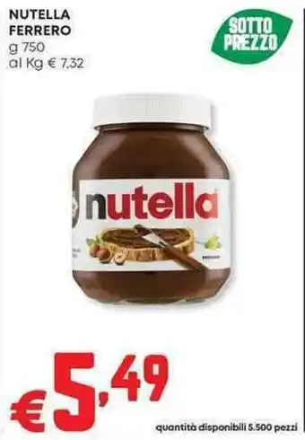 Panorama Nutella ferrero offerta