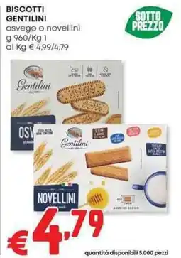 Panorama Biscotti gentilini osvego o novellini offerta