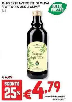 Panorama Olio extravergine di oliva "fattoria degli ulivi" offerta