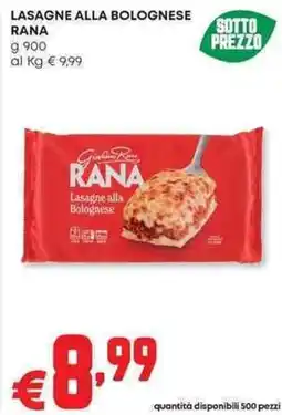 Panorama Lasagne alla bolognese RANA offerta