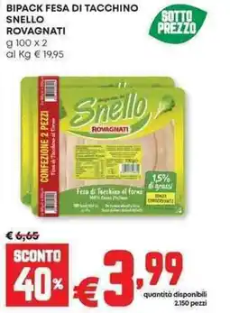 Panorama Bipack fesa di tacchino snello ROVAGNATI offerta