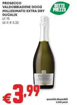 Panorama Prosecco valdobbiadene docg millesimato extra dry DUCALIS offerta