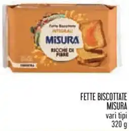 Conad Fette biscottate MISURA offerta