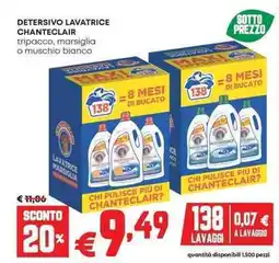 Panorama Detersivo lavatrice CHANTECLAIR offerta