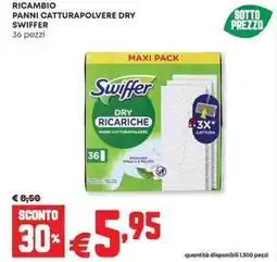 Panorama Ricambio panni catturapolvere dry SWIFFER offerta