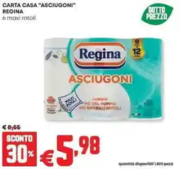 Panorama Carta casa "asciugoni" REGINA offerta