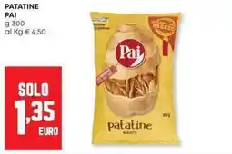 Panorama Patatine PAI offerta