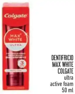 Conad Dentifricio max white COLGATE offerta