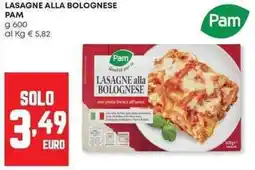 Panorama Lasagne alla bolognese PAM offerta