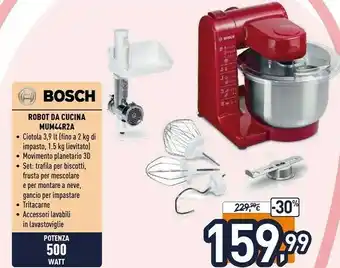 Unieuro Mum44r2a robot da cucina 500 w rosso offerta