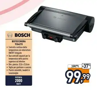 Unieuro Bistecchiera tcg4215 offerta