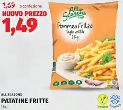 ALDI All seasons patatine fritte offerta