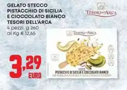 Panorama Gelato stecco pistacchio di sicilia e cioccolato bianco TESORI DELL'ARCA offerta