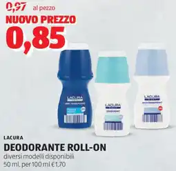 ALDI Lacura deodorante roll-on offerta