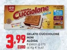 Panorama Gelato cucciolone mini ALGIDA offerta