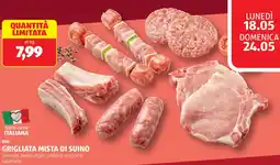 ALDI Bbq grigliata mista di suino offerta