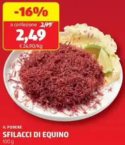 ALDI Il podere sfilacci di equino offerta
