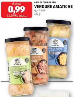 ALDI Asia green garden verdure asiatiche offerta