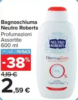 Carrefour Market Bagnoschiuma Neutro Roberts offerta