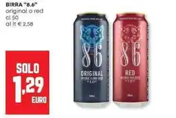 Panorama Birra "8.6" original o red offerta